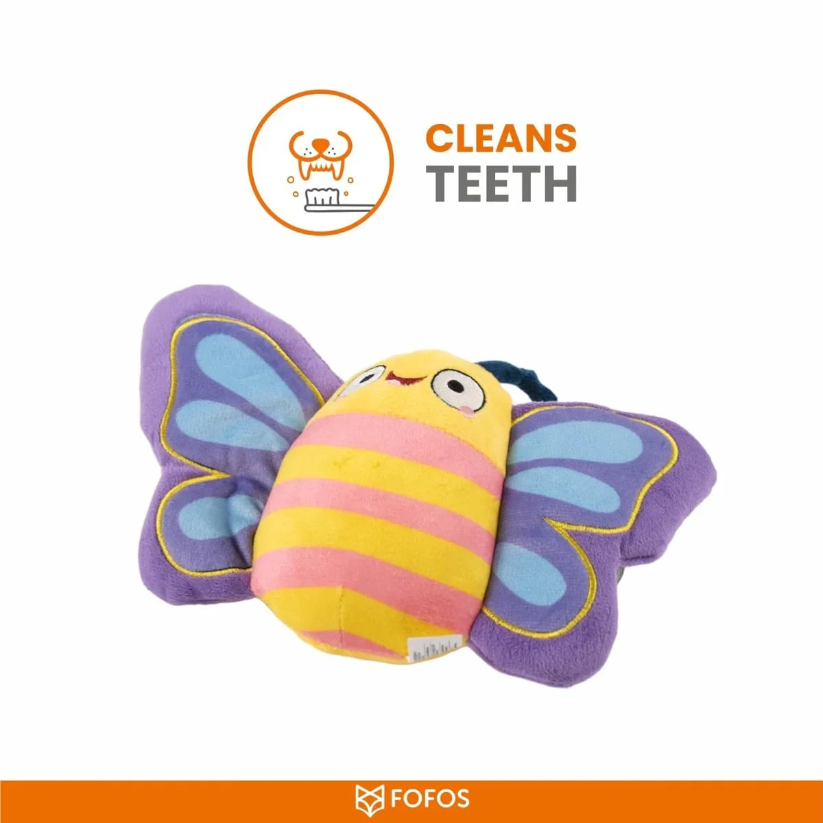 Fofos Garden Butterfly Plush Dog Toy - Zigly