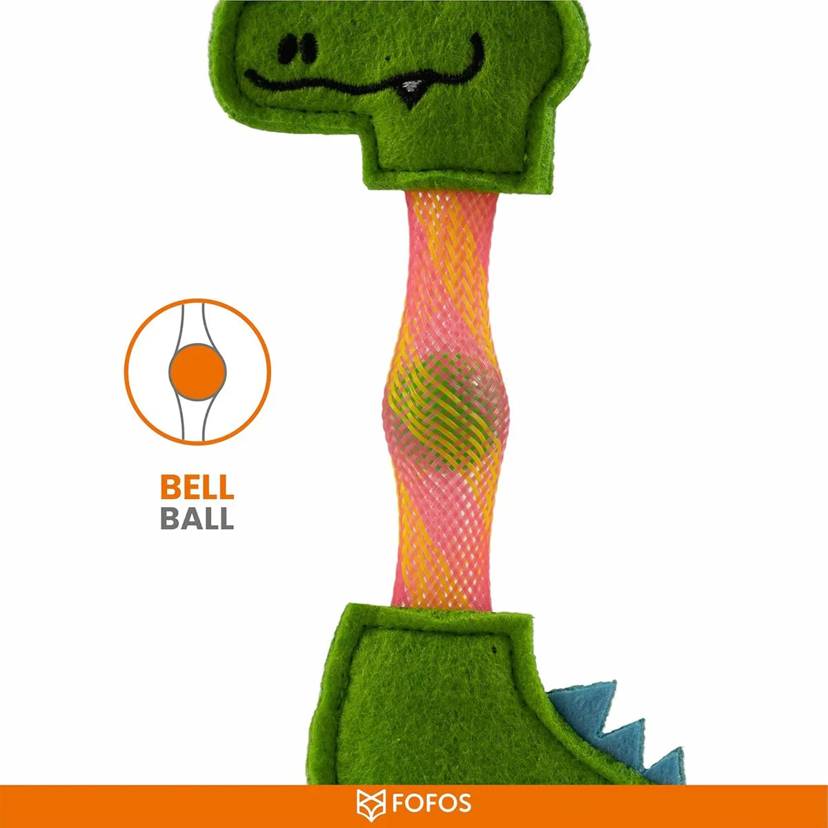 Fofos Cat Flick Tube Toy - Crocodile - Zigly