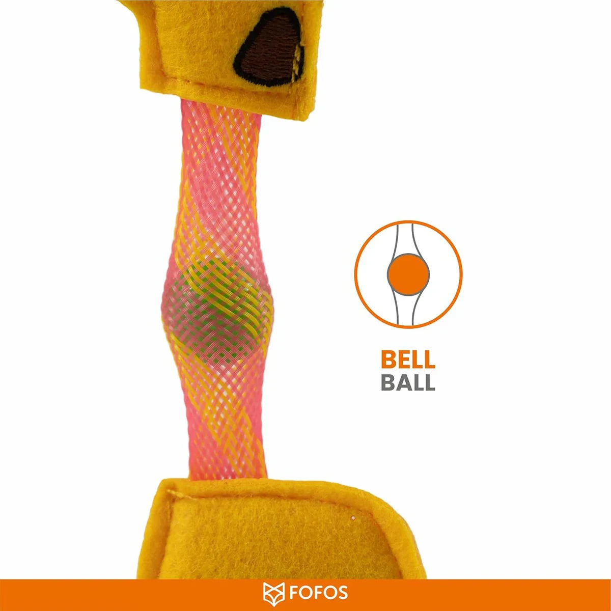 Fofos Cat Flick Tube Toy - Giraffe - Zigly