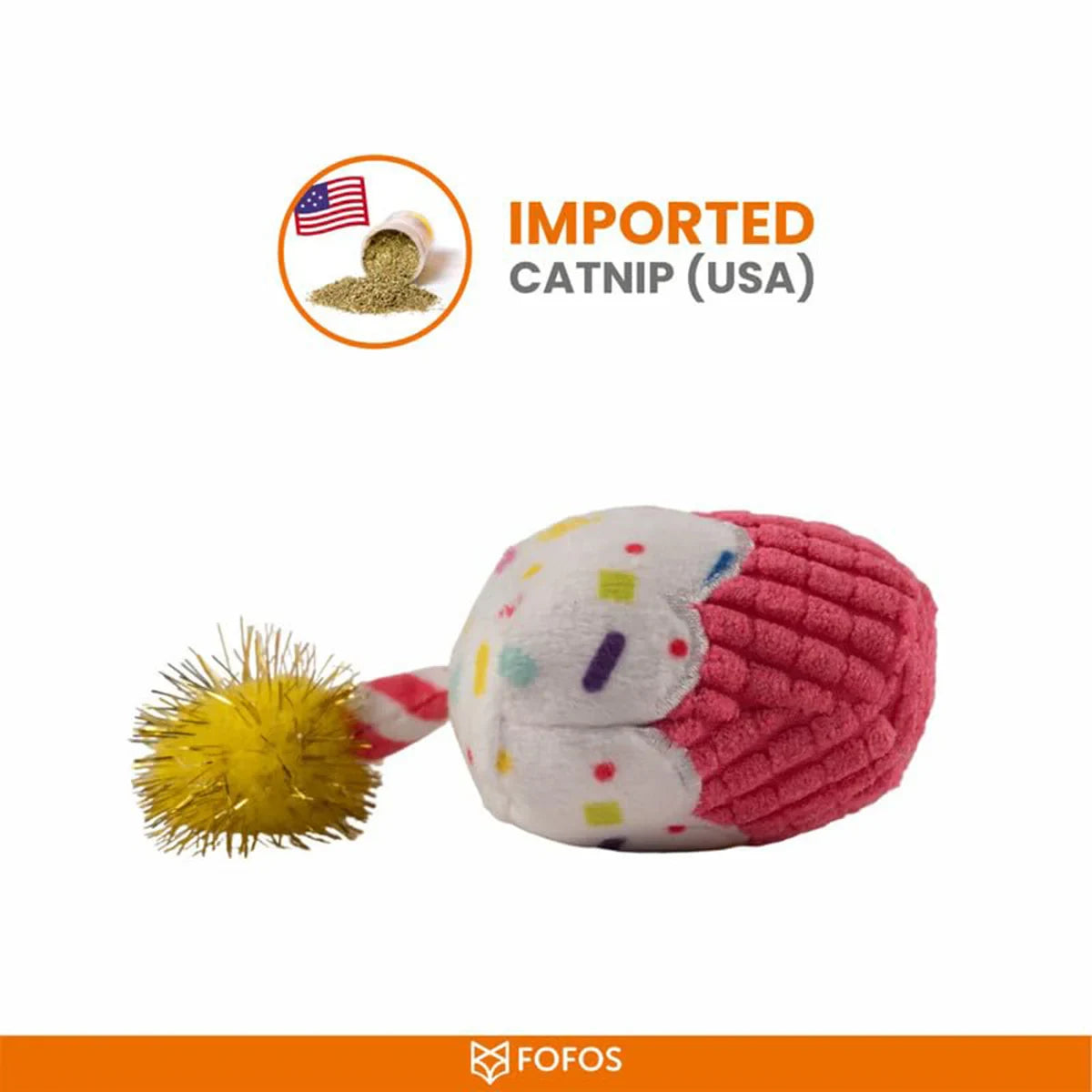 Fofos Birthday Cake Cat Toy - Zigly