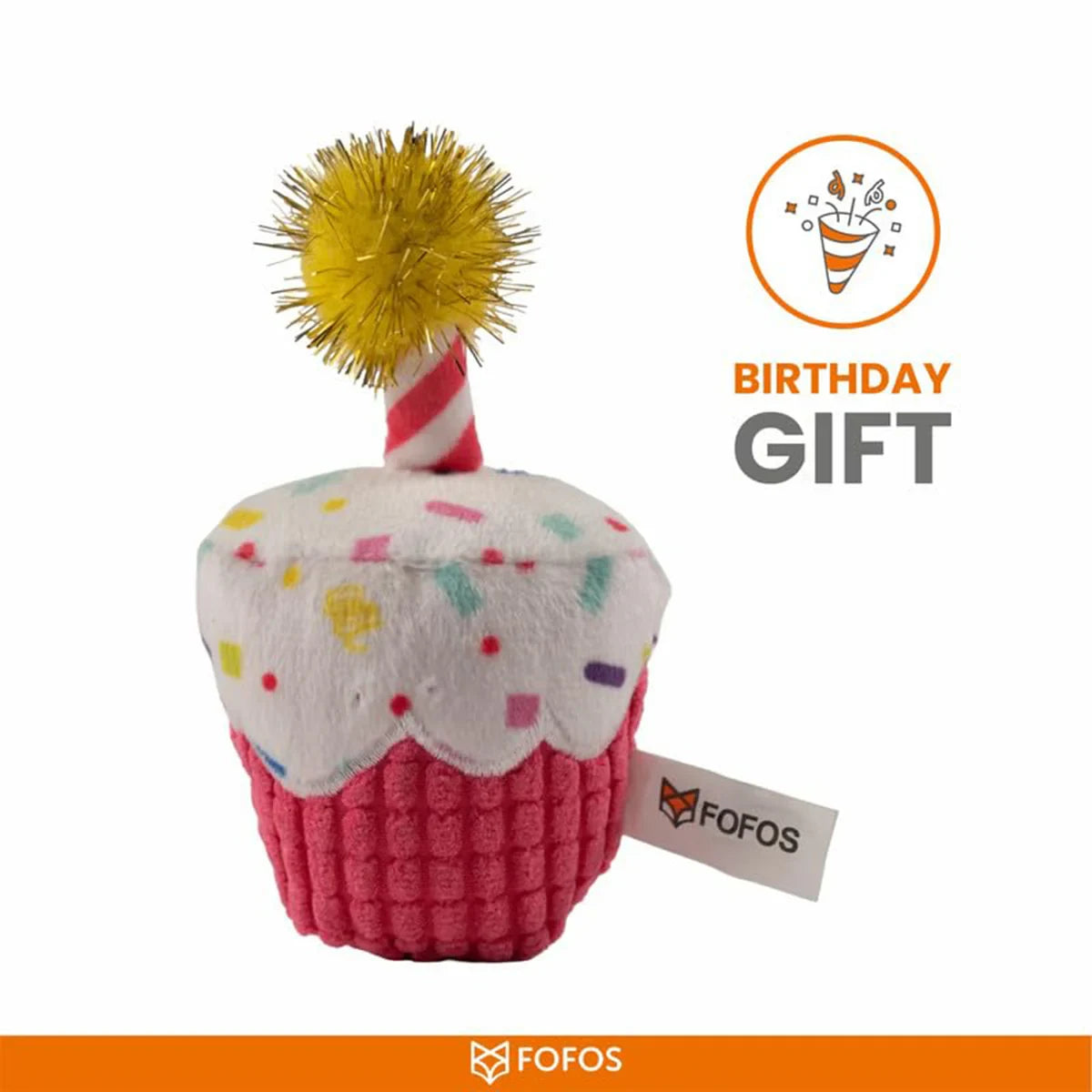 Fofos Birthday Cake Cat Toy - Zigly