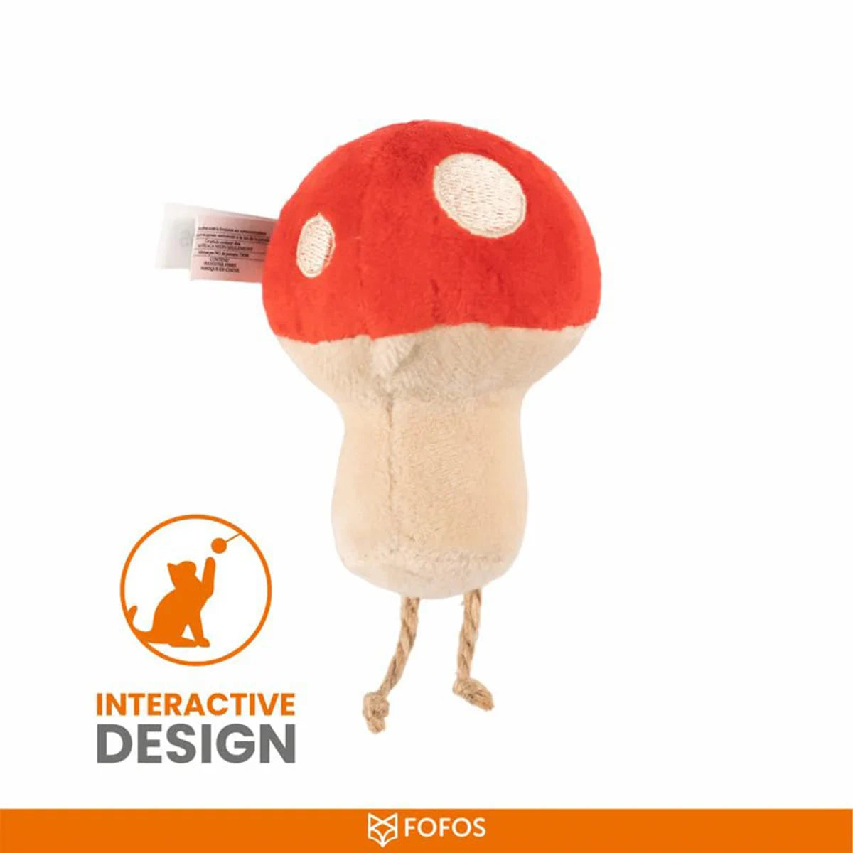 Fofos Mushroom Cat Toy - Zigly