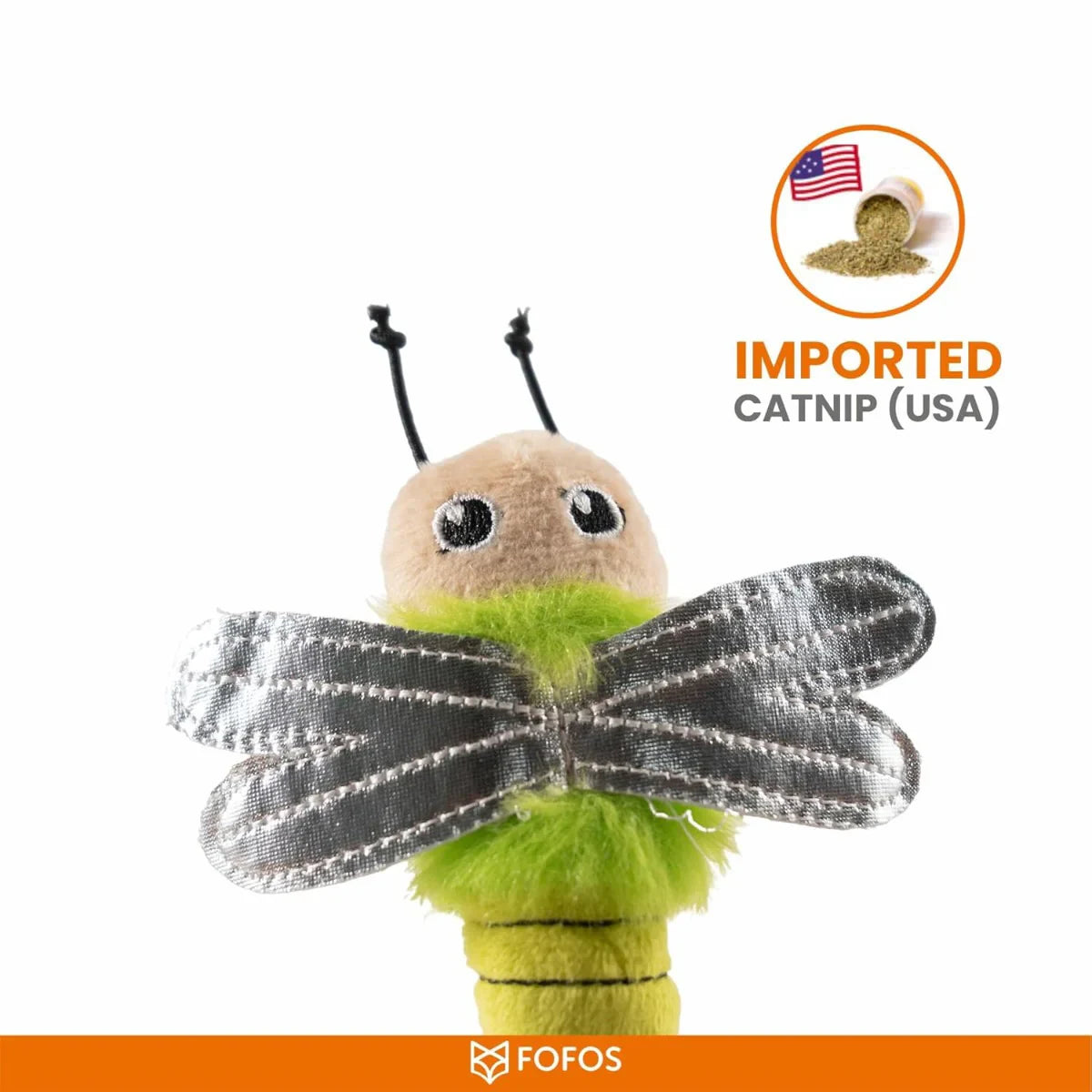 Fofos Dragonfly Cat Toy - Zigly