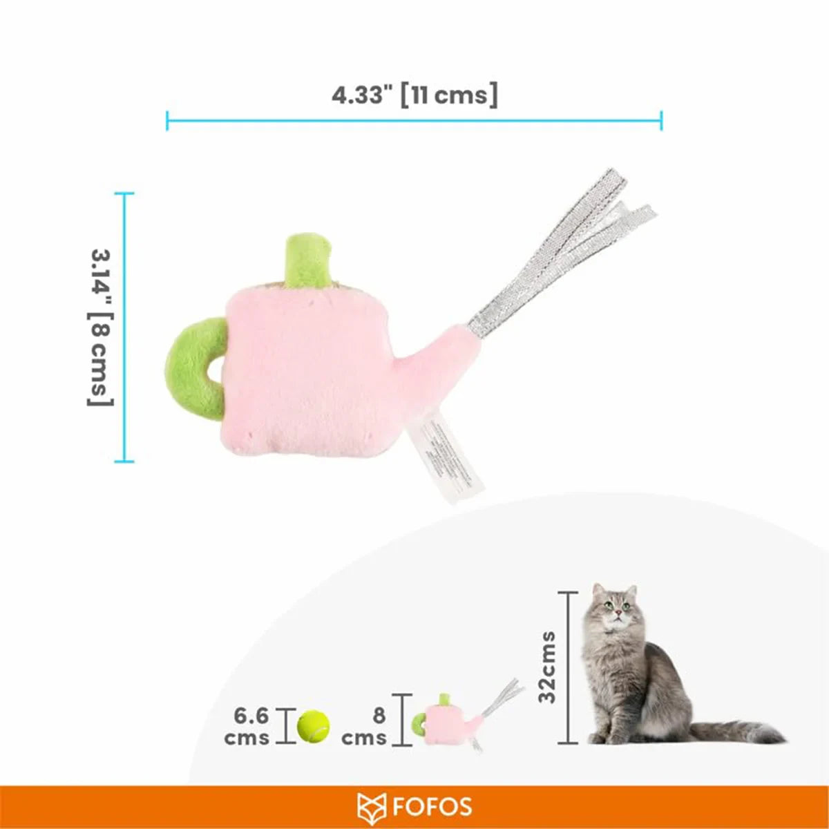 Fofos Watering Can Cat Toy - Zigly