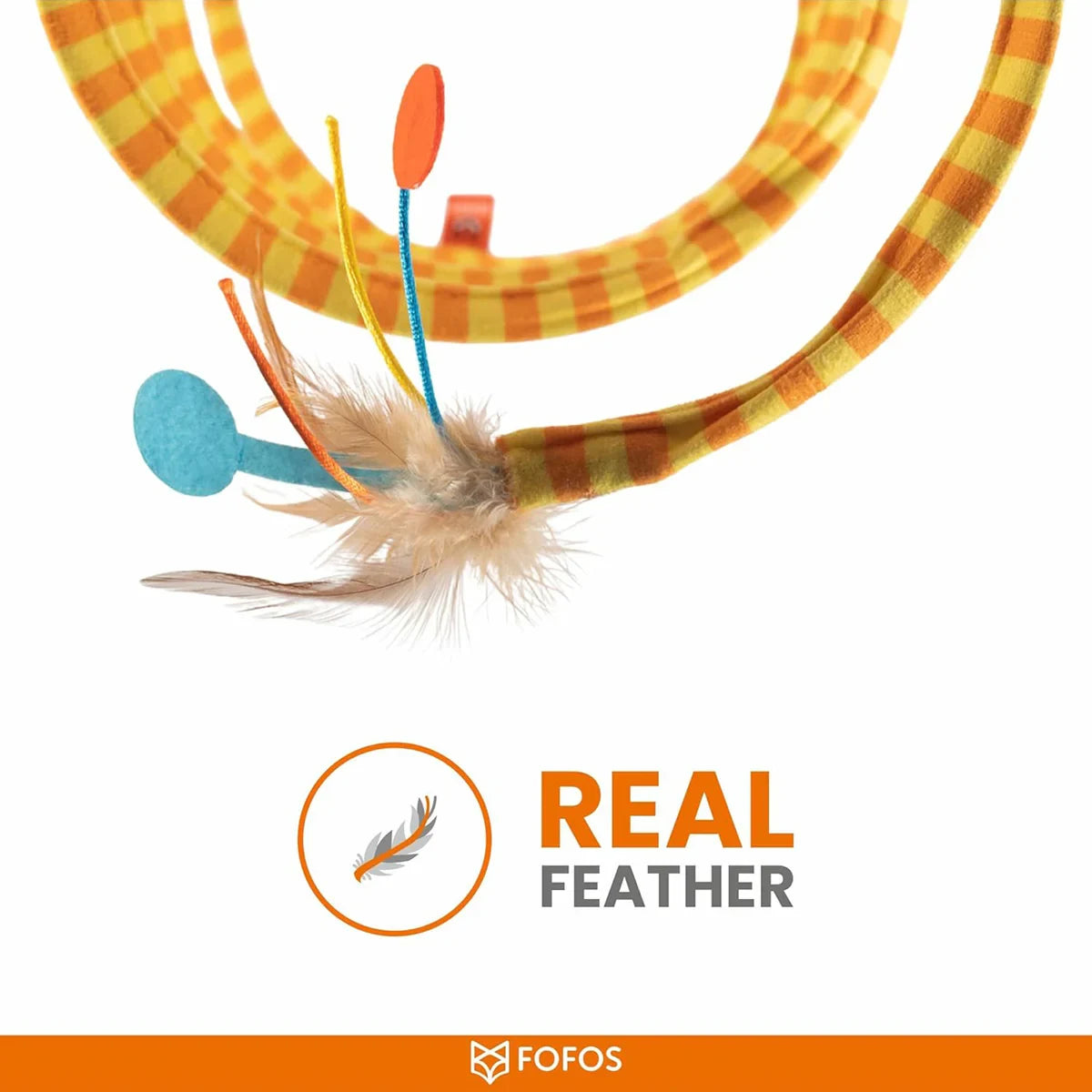 Fofos Safari Spiral Cat Tunnel - Zigly