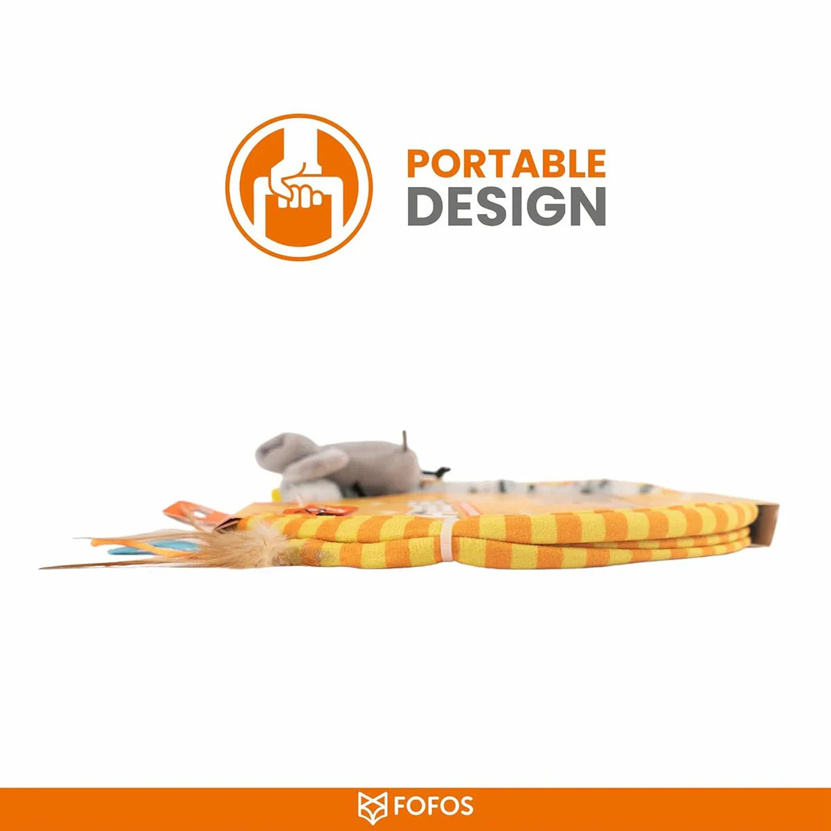 Fofos Safari Spiral Cat Tunnel - Zigly