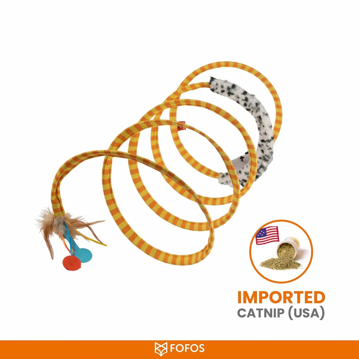 Fofos Safari Spiral Cat Tunnel - Zigly