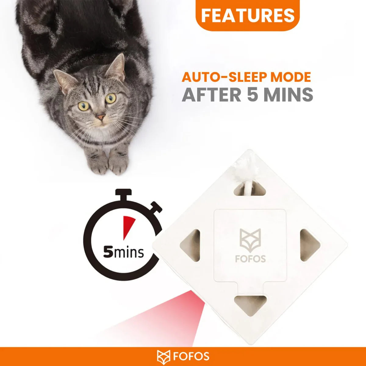 Fofos Erraticat Interactive Pir Toy Feather Replacement (6Pcs) - Zigly