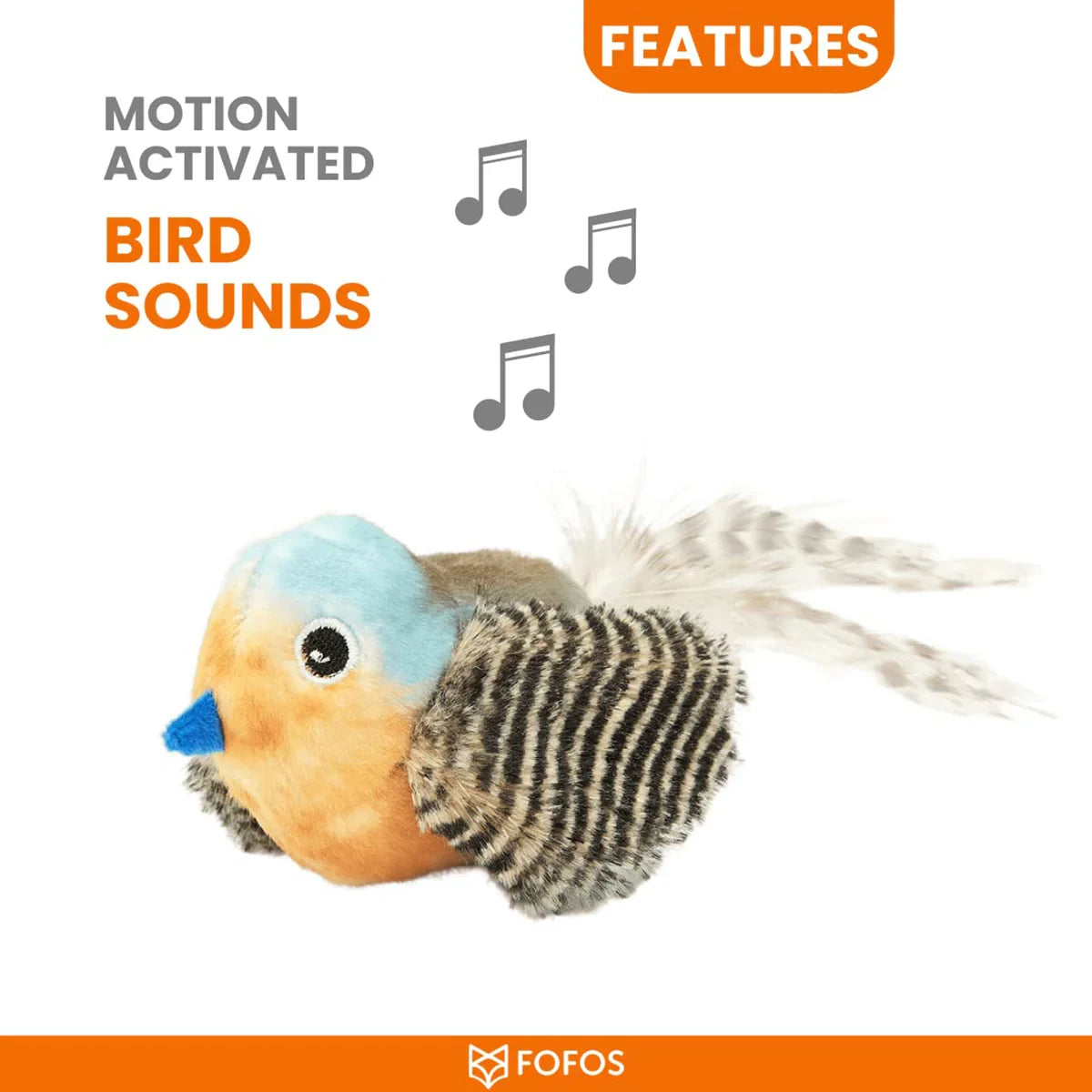 Fofos Bluebird With Catnip Balls - Zigly