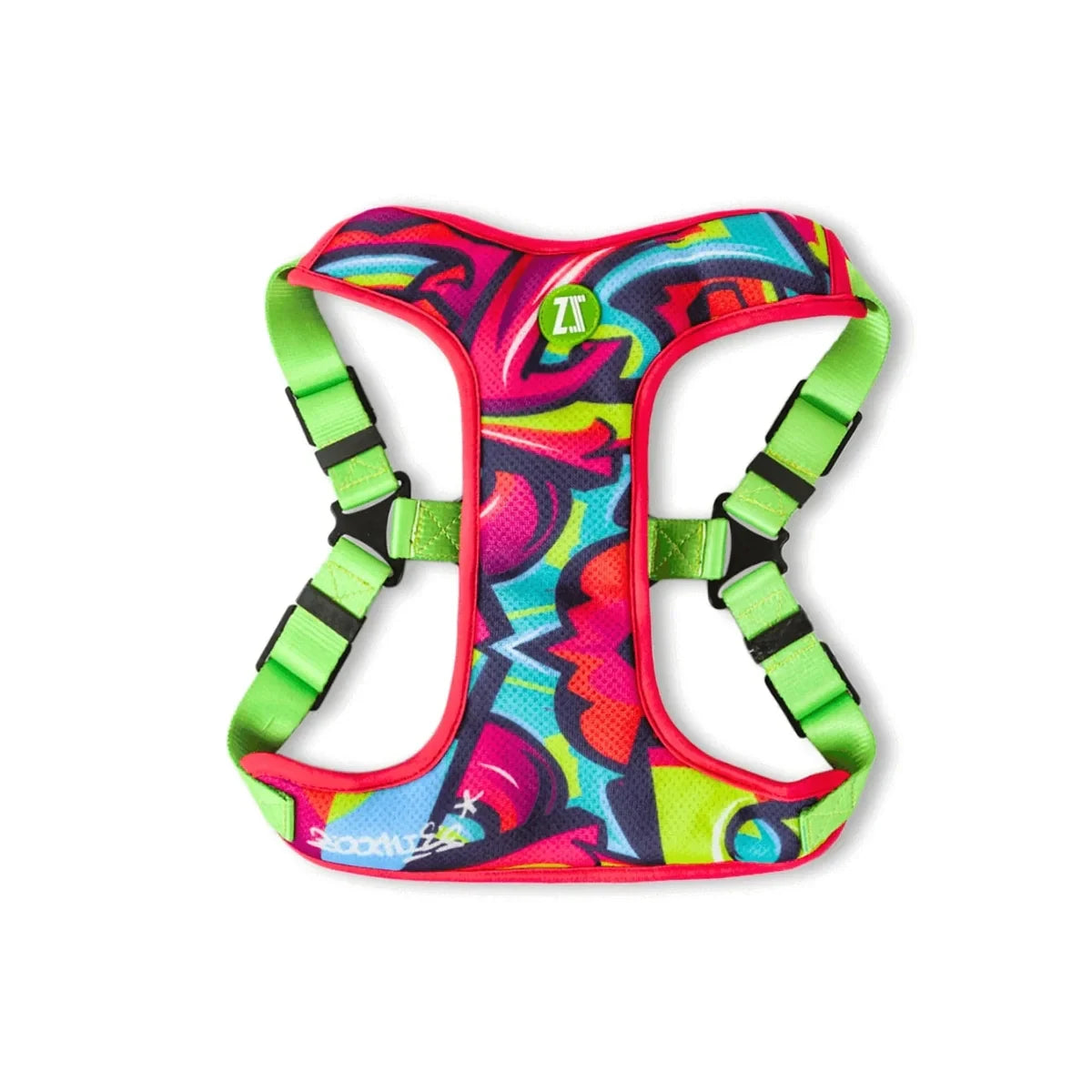 Zoomiez Adjustable Step-in Mesh Dog Harness - Drip - Zigly