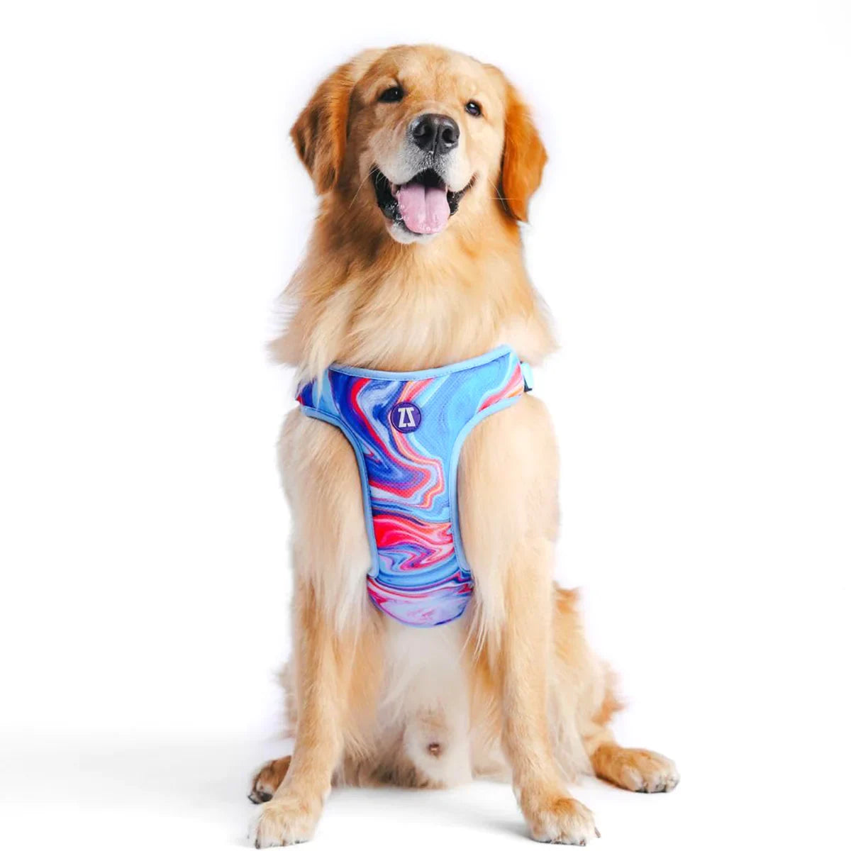 Zoomiez Adjustable Soft Mesh Cat Harness - Fluid - Zigly