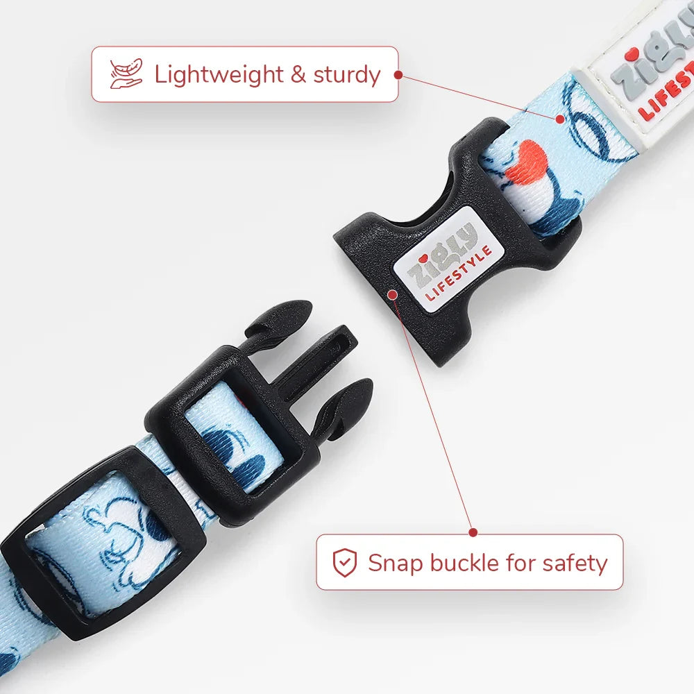 ZL Doodle Dog Collar-Blue - Zigly
