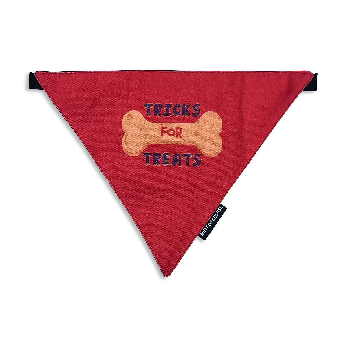 Mutt Of Course Dog Bandana - Tricks for Treats - Zigly