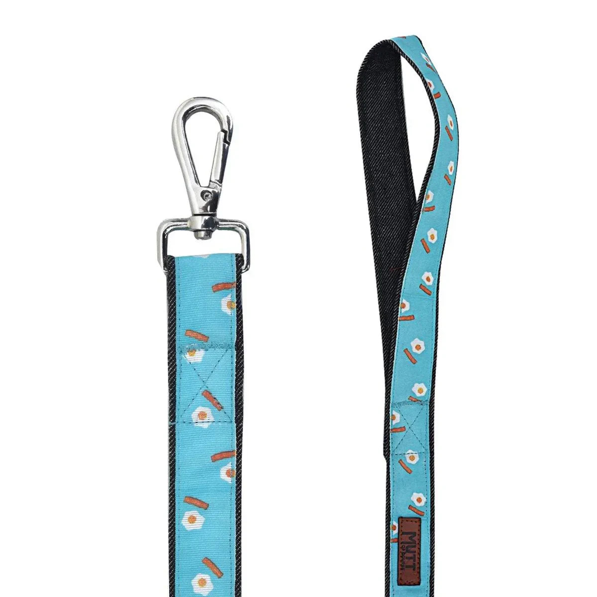 Mutt Of Course Eggs & Bacon Dog Leash - Zigly