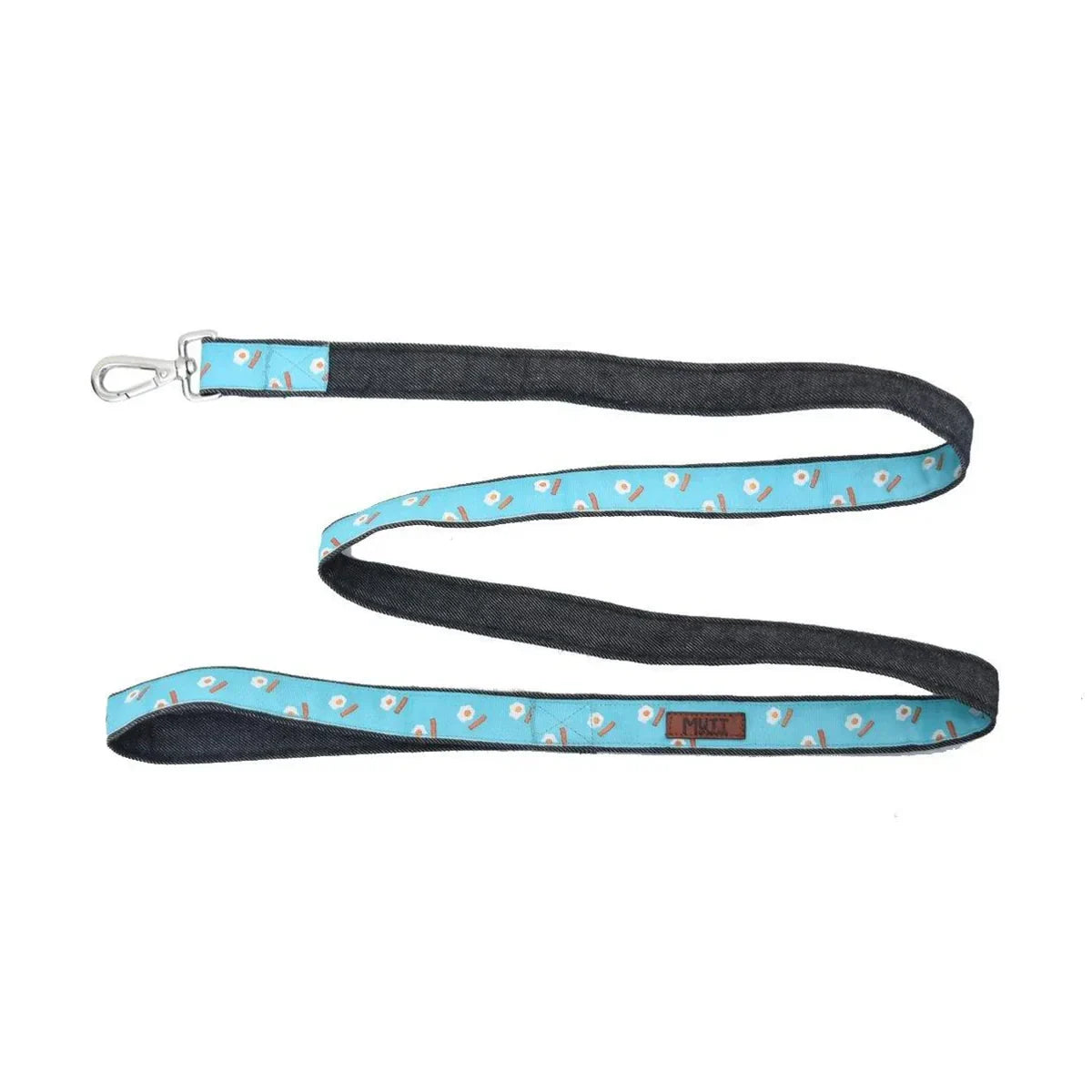 Mutt Of Course Eggs & Bacon Dog Leash - Zigly