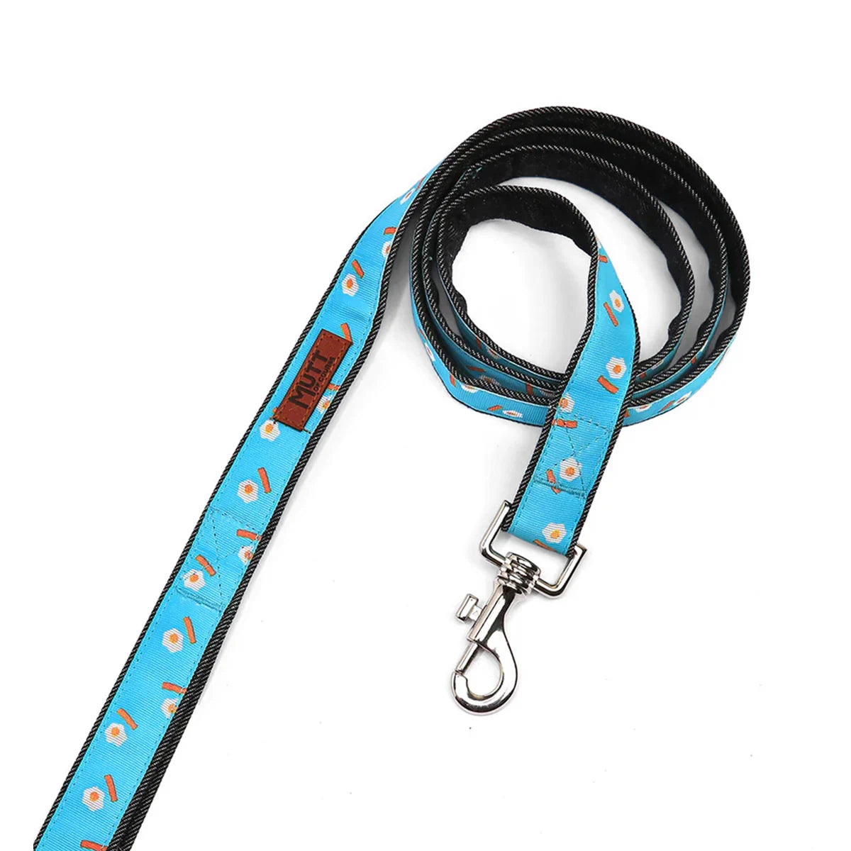Mutt Of Course Eggs & Bacon Dog Leash - Zigly