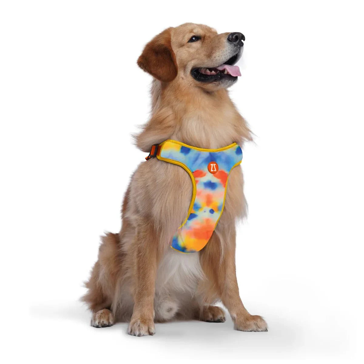 Zoomiez Adjustable Step-in Mesh Dog Harness - Splash - Zigly