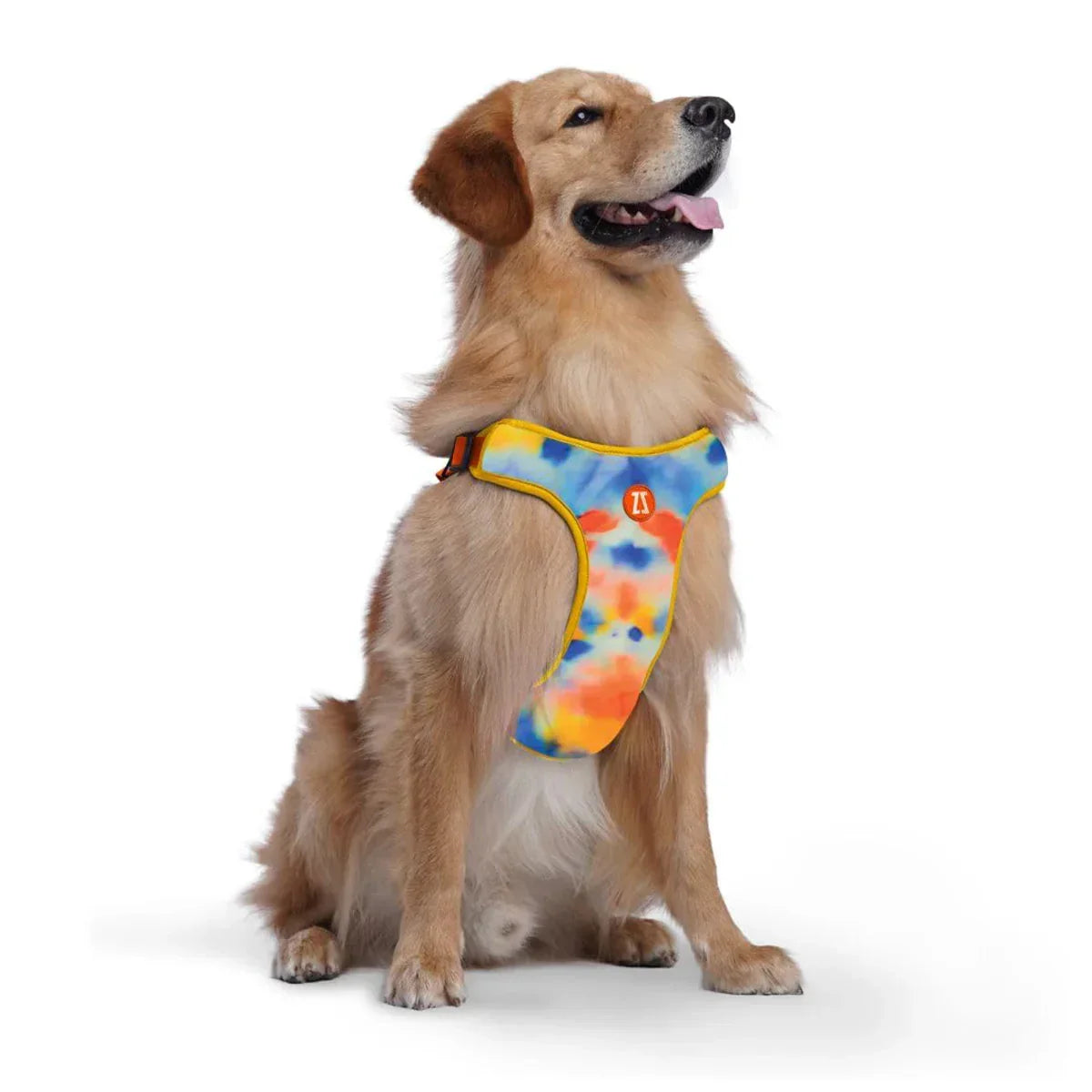 Zoomiez Adjustable Step-in Mesh Dog Harness - Splash - Zigly