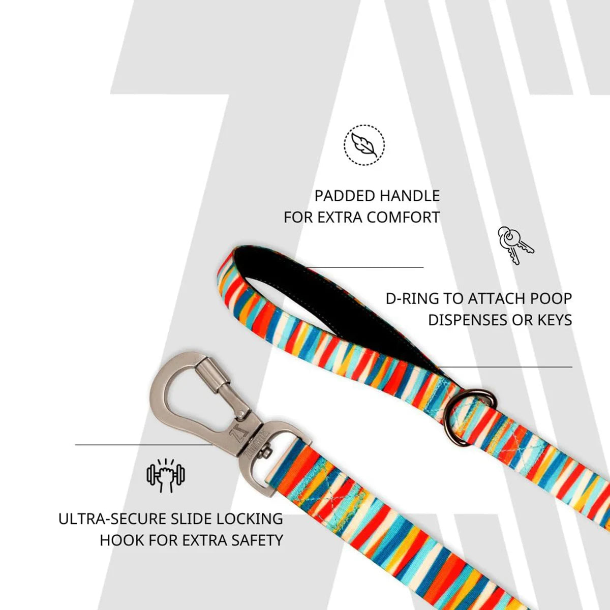 Zoomiez Tango Printed Dog Leash - Zigly