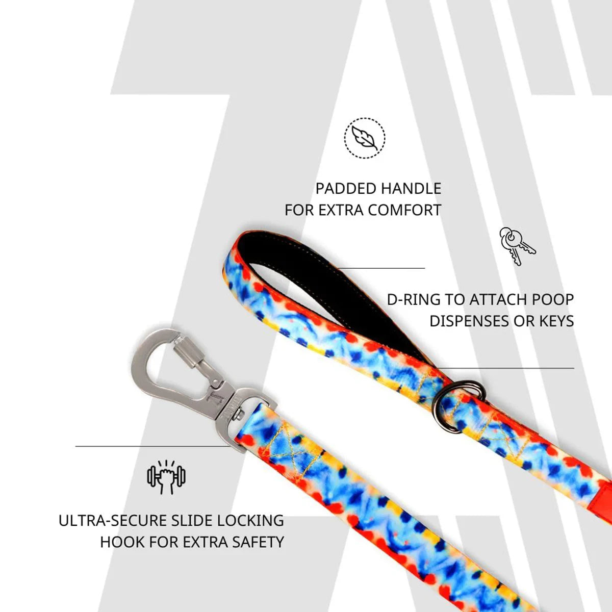 Zoomiez Splash Printed Dog Leash - Zigly