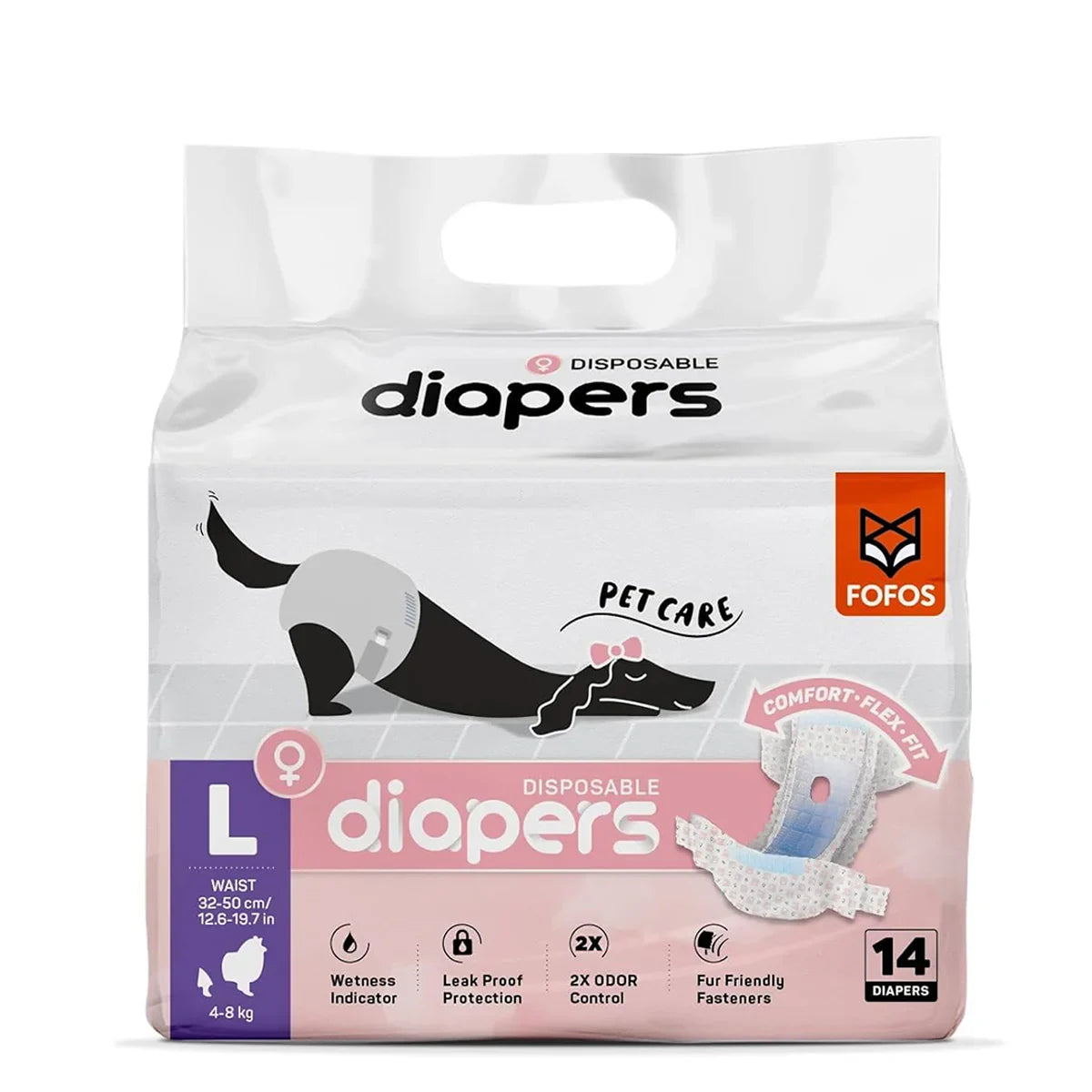Fofos Diaper Female Dog - Zigly