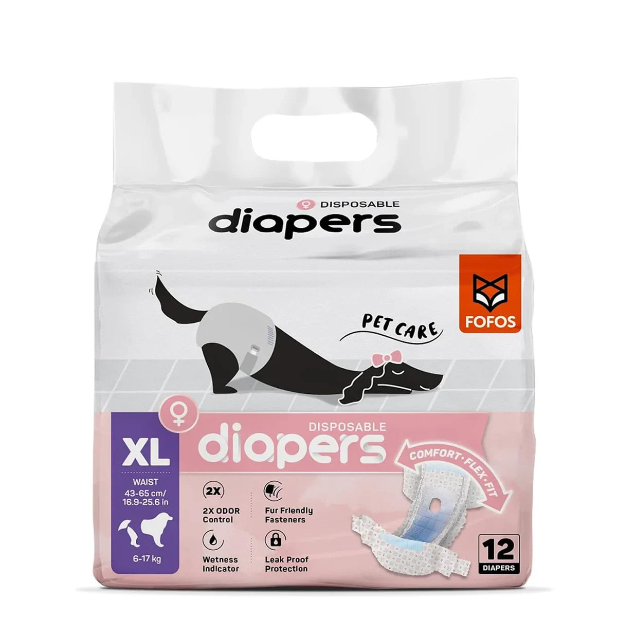 Fofos Diaper Female Dog - Zigly