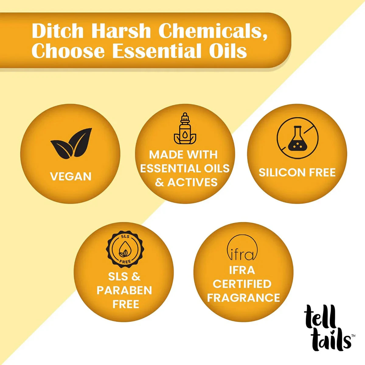 Tell Tails 5-in-1 Natural Dog Shampoo - 250ml - Zigly