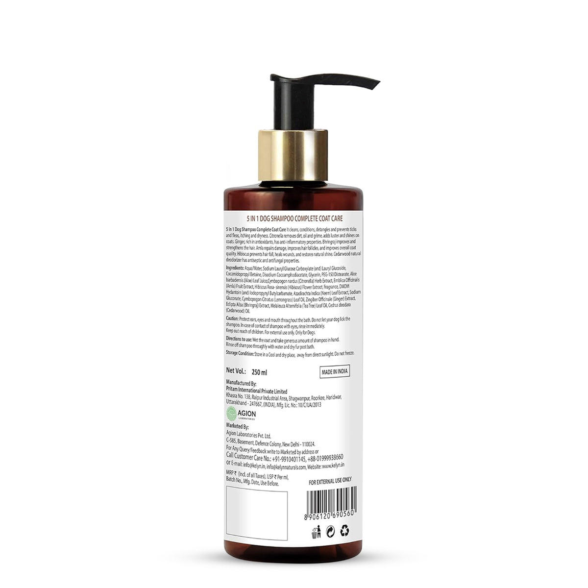 Tell Tails 5-in-1 Natural Dog Shampoo - 250ml - Zigly