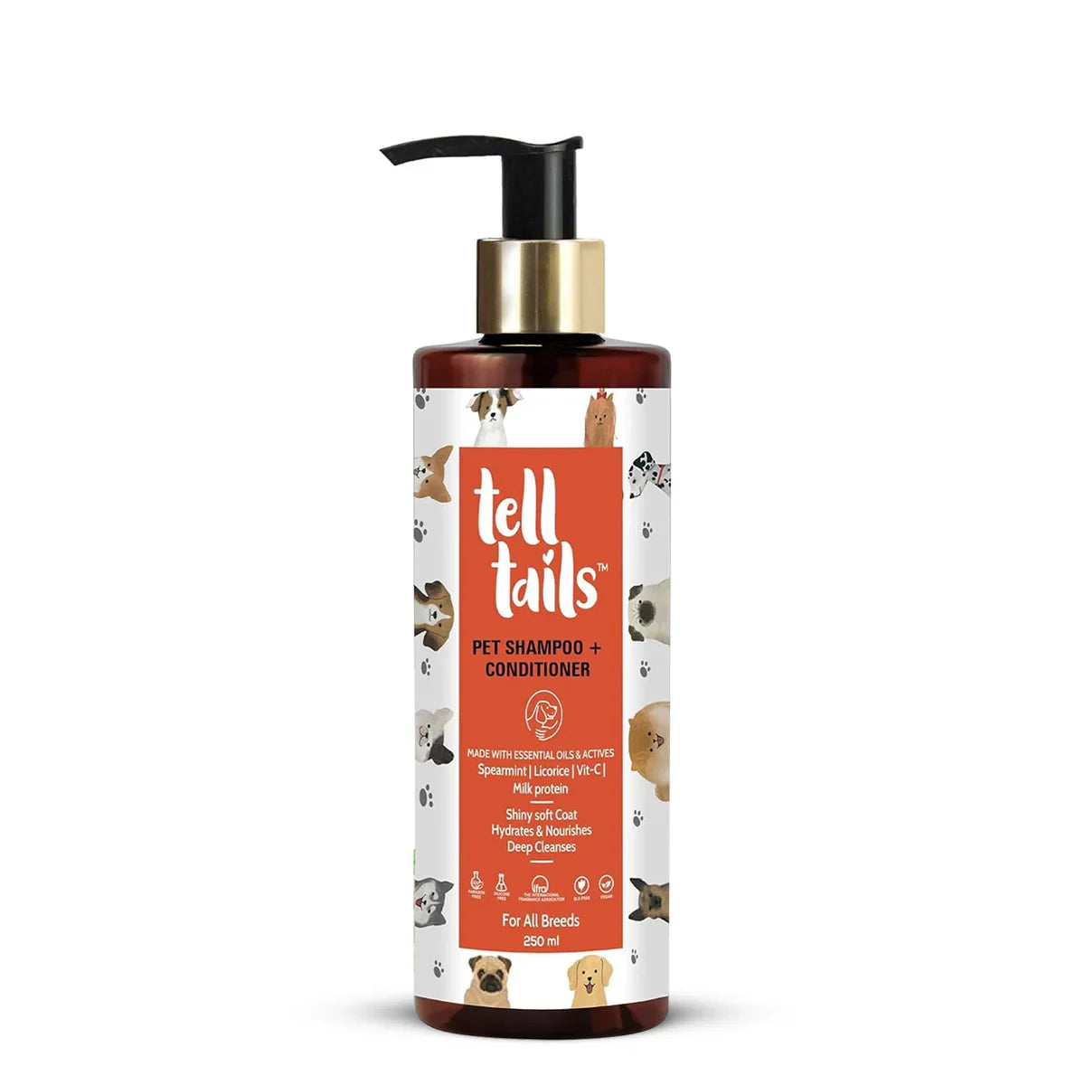Tell Tails 2-in-1 Shampoo and Conditioner for Dogs - 250ml - Zigly