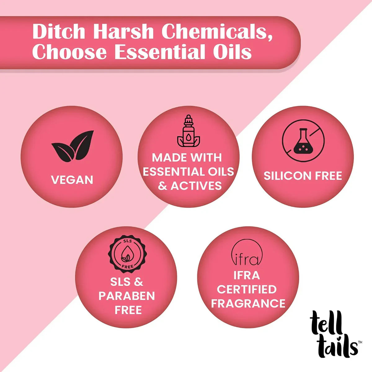 Tell Tails Short Coat Dog Shampoo - 250ml - Zigly