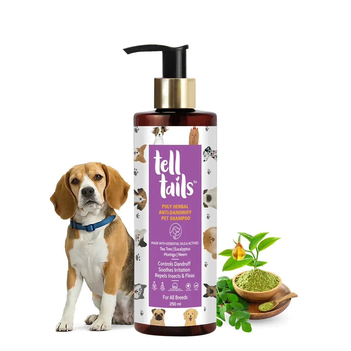 Tell Tails Anti-Dandruff Pet Shampoo - 250ml - Zigly