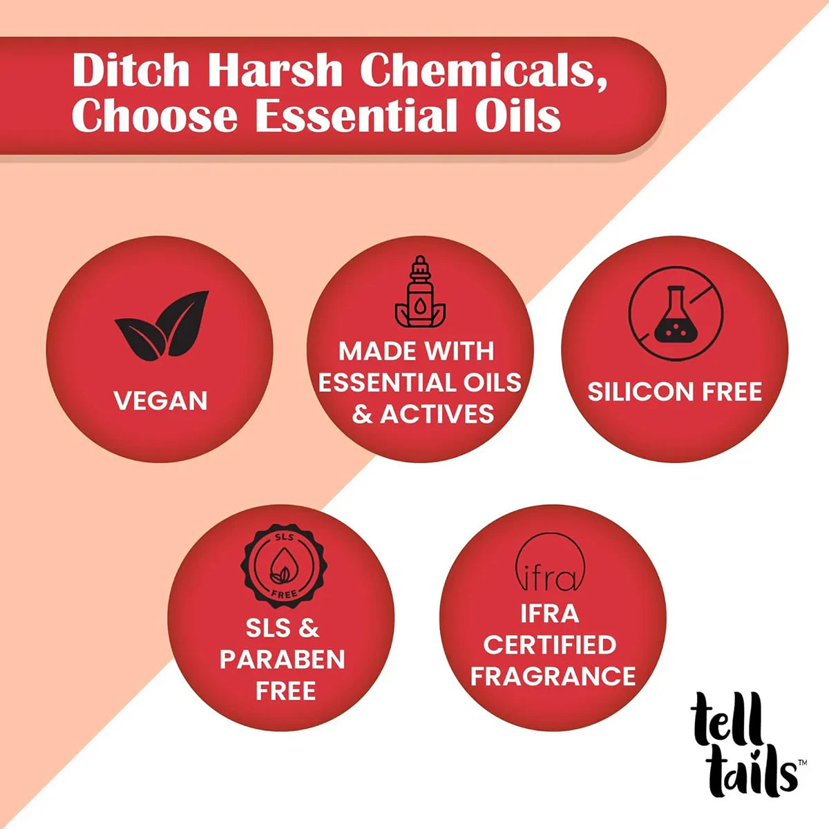 Tell Tails Tick & Flea Dog Shampoo - 250ml - Zigly