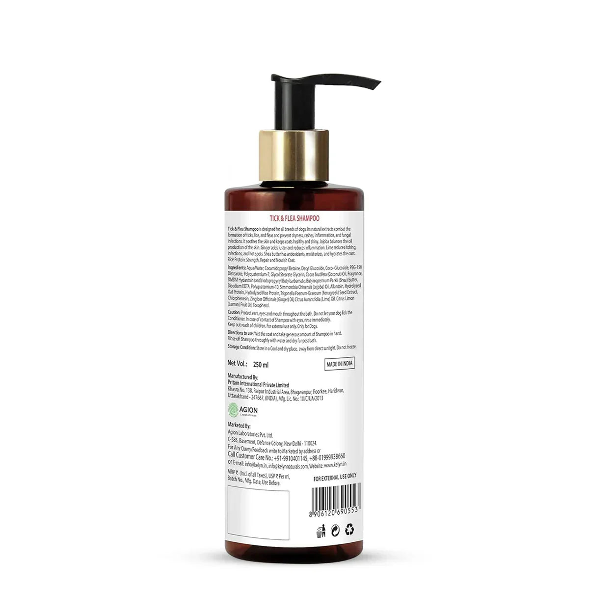 Tell Tails Tick & Flea Dog Shampoo - 250ml - Zigly