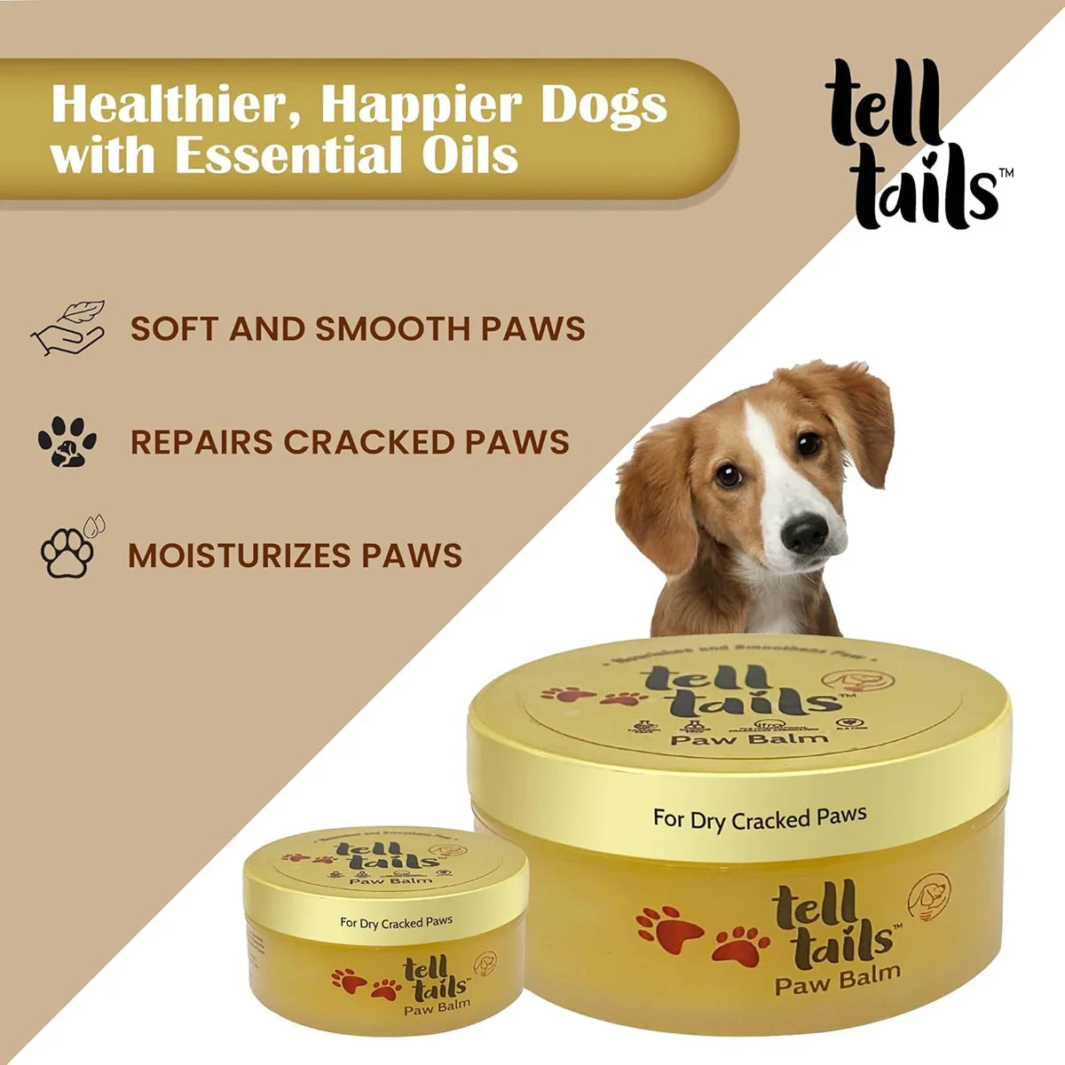 Tell Tails Paw Cream for Dogs - 50g - Zigly