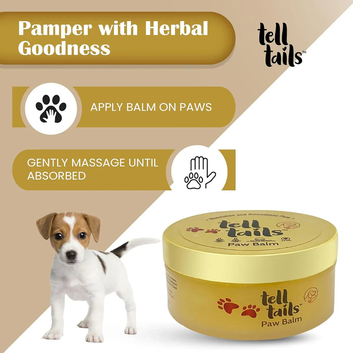 Tell Tails Paw Cream for Dogs - 50g - Zigly