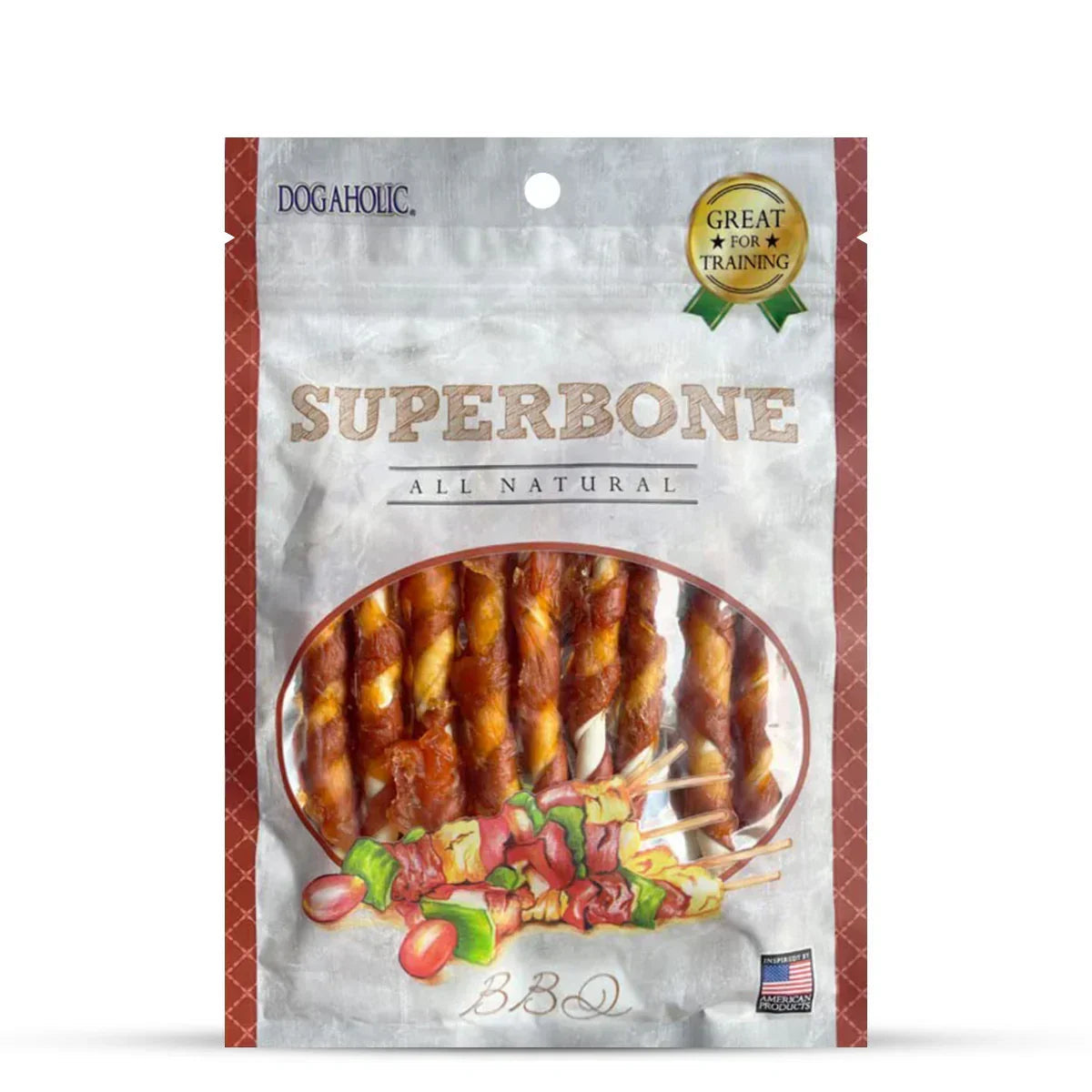 Dogaholic Superbone Chicken Stick Dog Treat with BBQ Flavour - Zigly