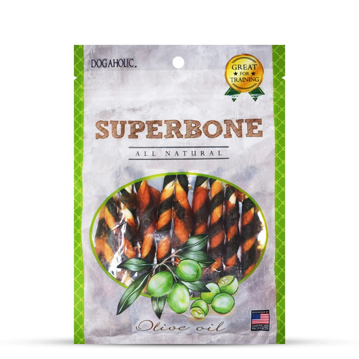 Dogaholic Superbone Chicken Stick Dog Treat with Olive Oil Flavour - Zigly
