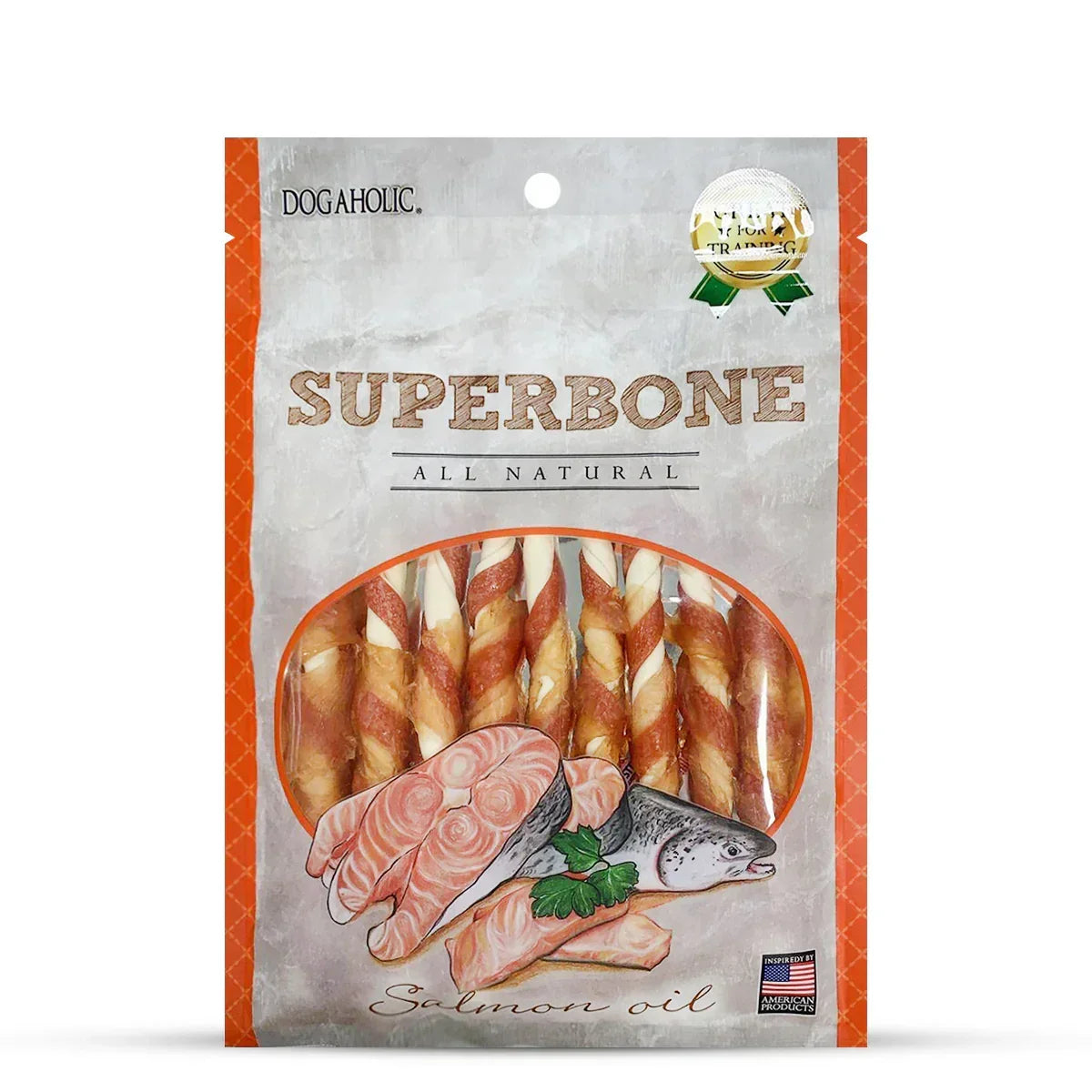 Dogaholic Superbone Chicken Stick Dog Treat with Salmon Oil Flavour - Zigly