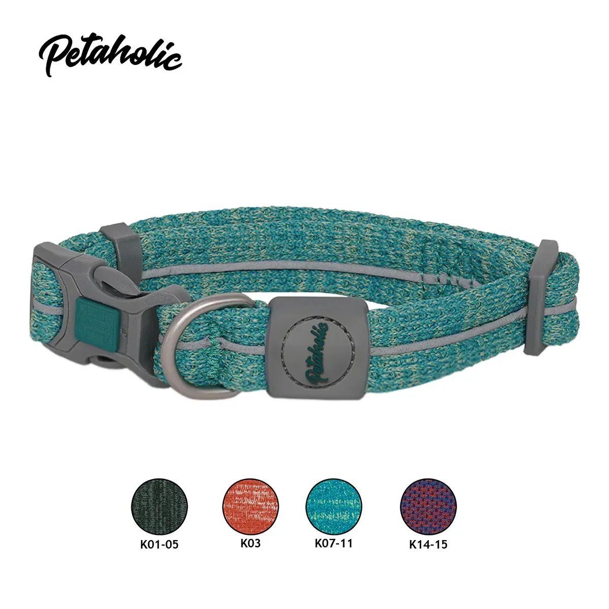 Petaholic Sports Series Dog Collar-Ocean Blue - Zigly