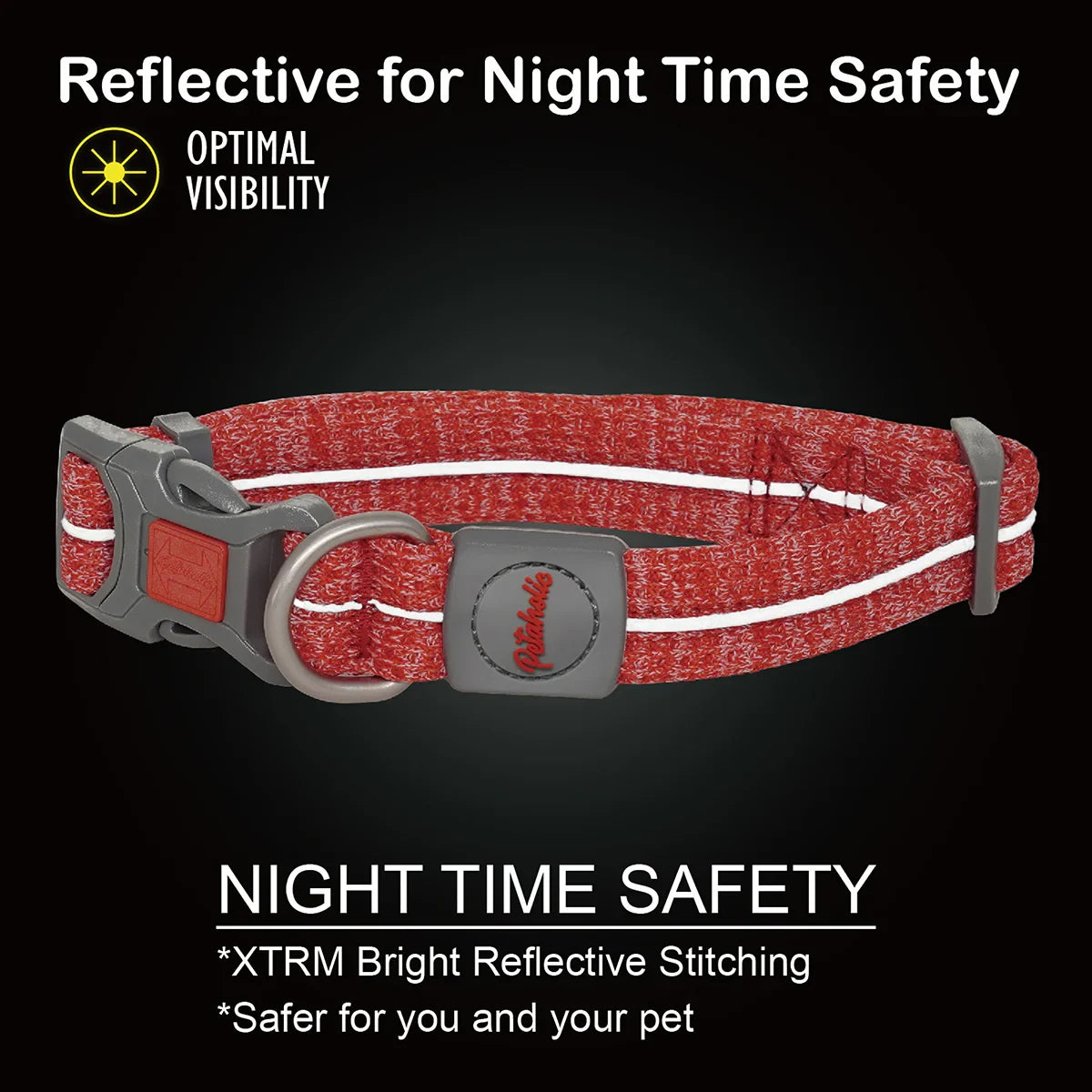 Petaholic Sports Series Dog Collar-Orange - Zigly