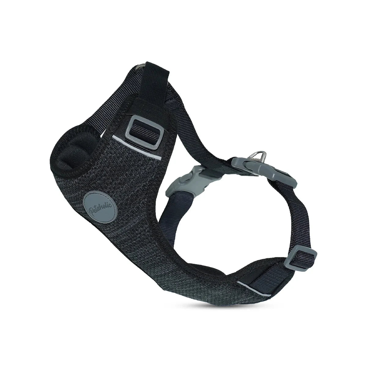 Petaholic Sports Series Dog Harness - Black - Zigly