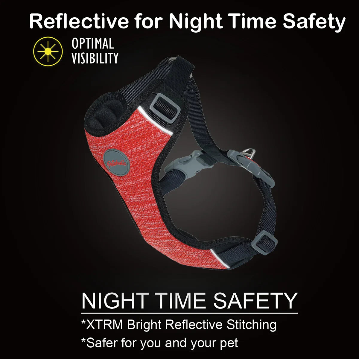 Petaholic Sports Series Dog Harness - Orange - Zigly