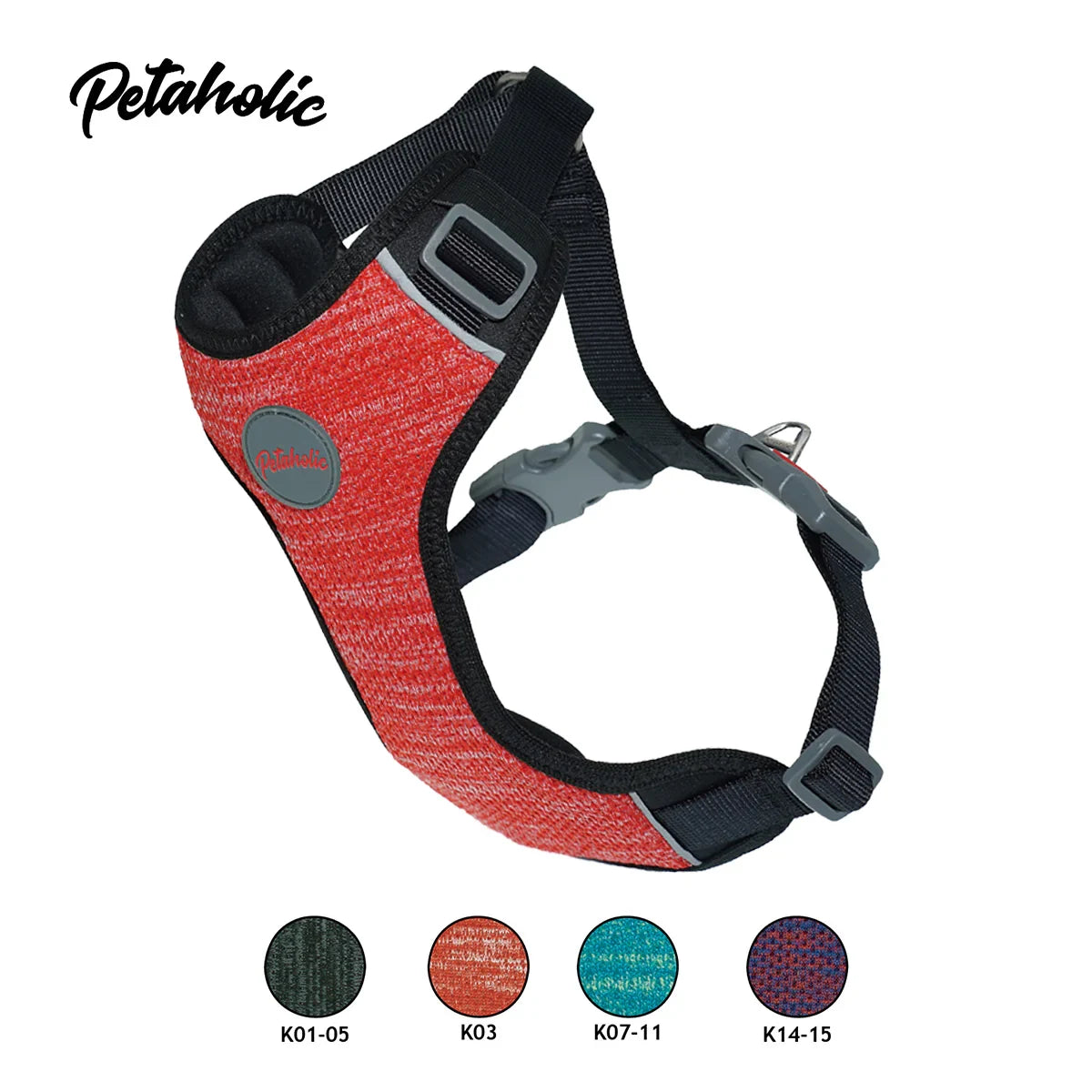 Petaholic Sports Series Dog Harness - Orange - Zigly
