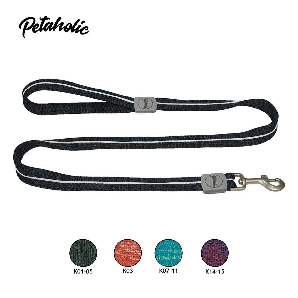 Petaholic Sports Series Dog Leash - Black - Zigly