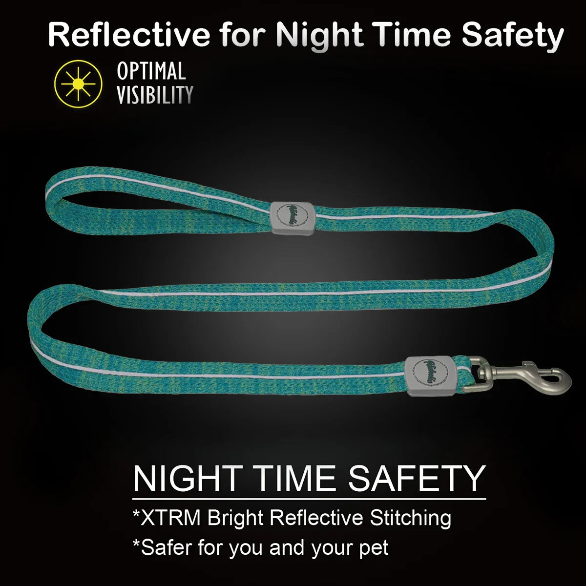 Petaholic Sports Series Dog Leash - Ocean Blue - Zigly