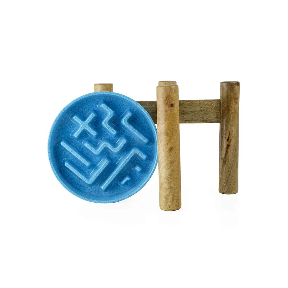 Pawpourri Geometric Slow Feed Melamine Bowl With Raised Diner For Medium To Large Sized Dogs - Zigly