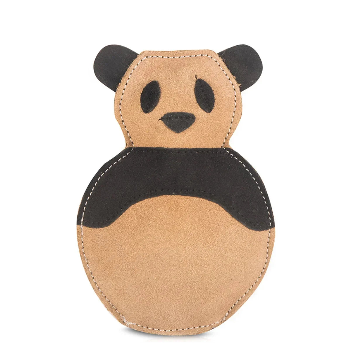 Pawpourri Panda Suede And Leather Chew Dog Toy - Zigly