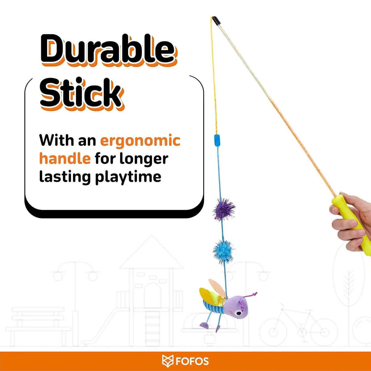 Fofos Wand Cat Toy Replaceable-Let'S Fly Together