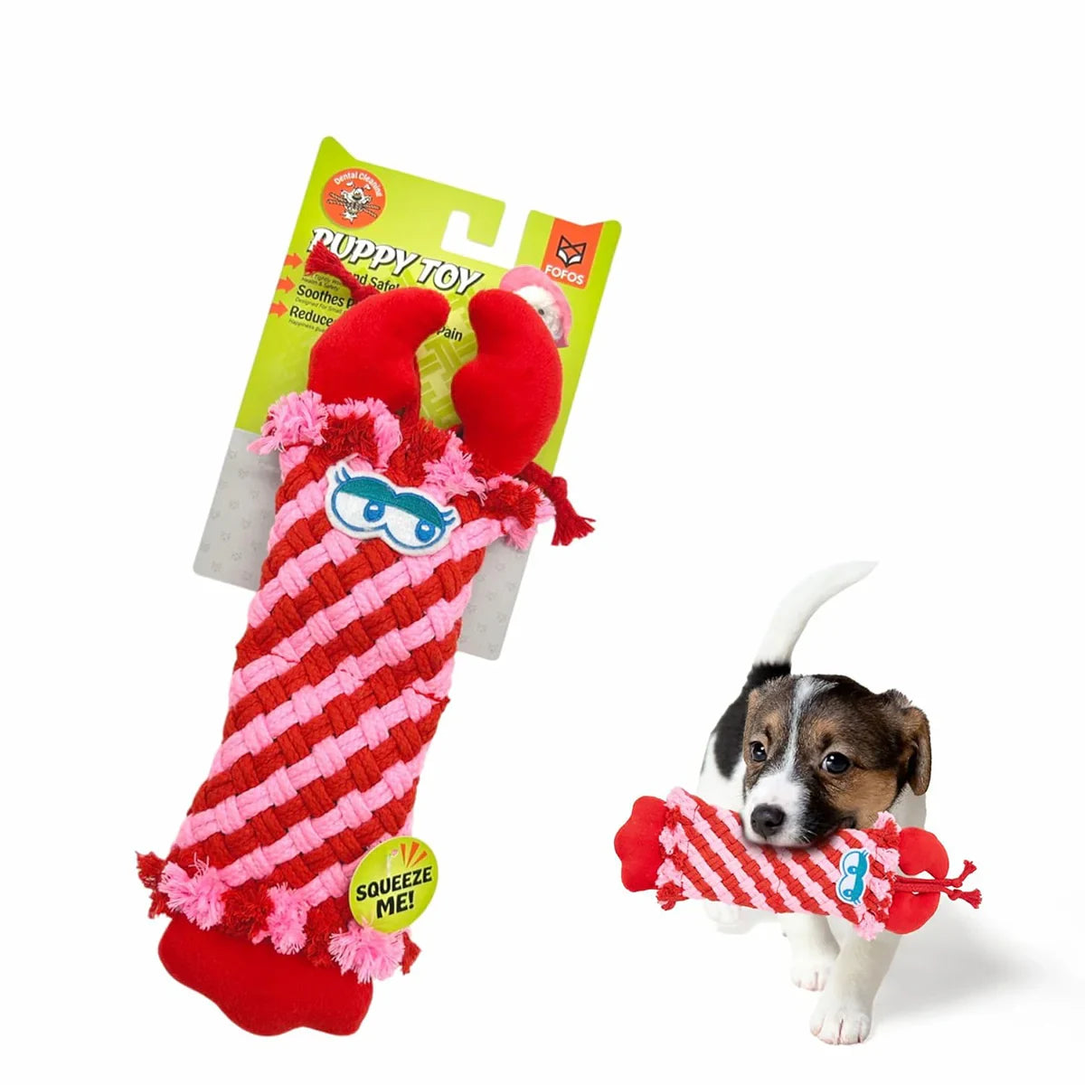 FOFOS Puppy Dental Toy Lobster