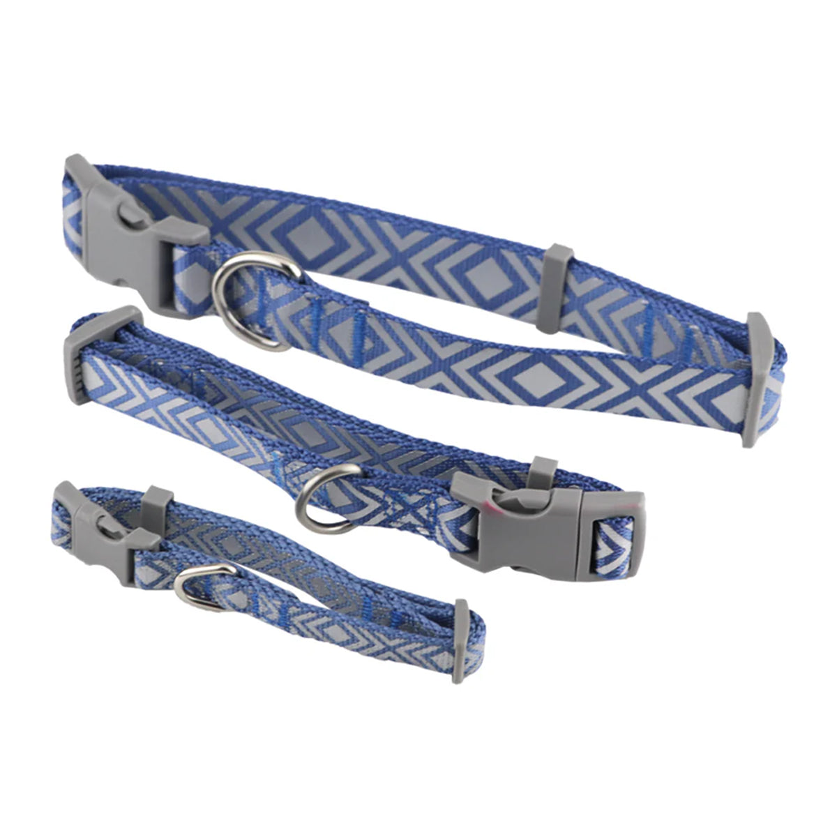 Pawpourri Blue Printed Collar For Dogs